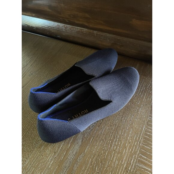Rothy's The Loafer Classic Navy Knit Fabric Slip On Flats Women’s US 8.5 - Picture 9 of 15